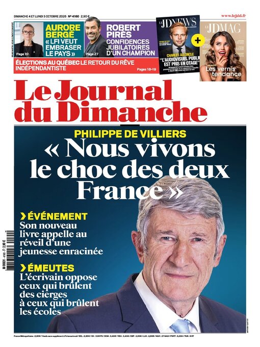 Cover image for Le Journal du dimanche